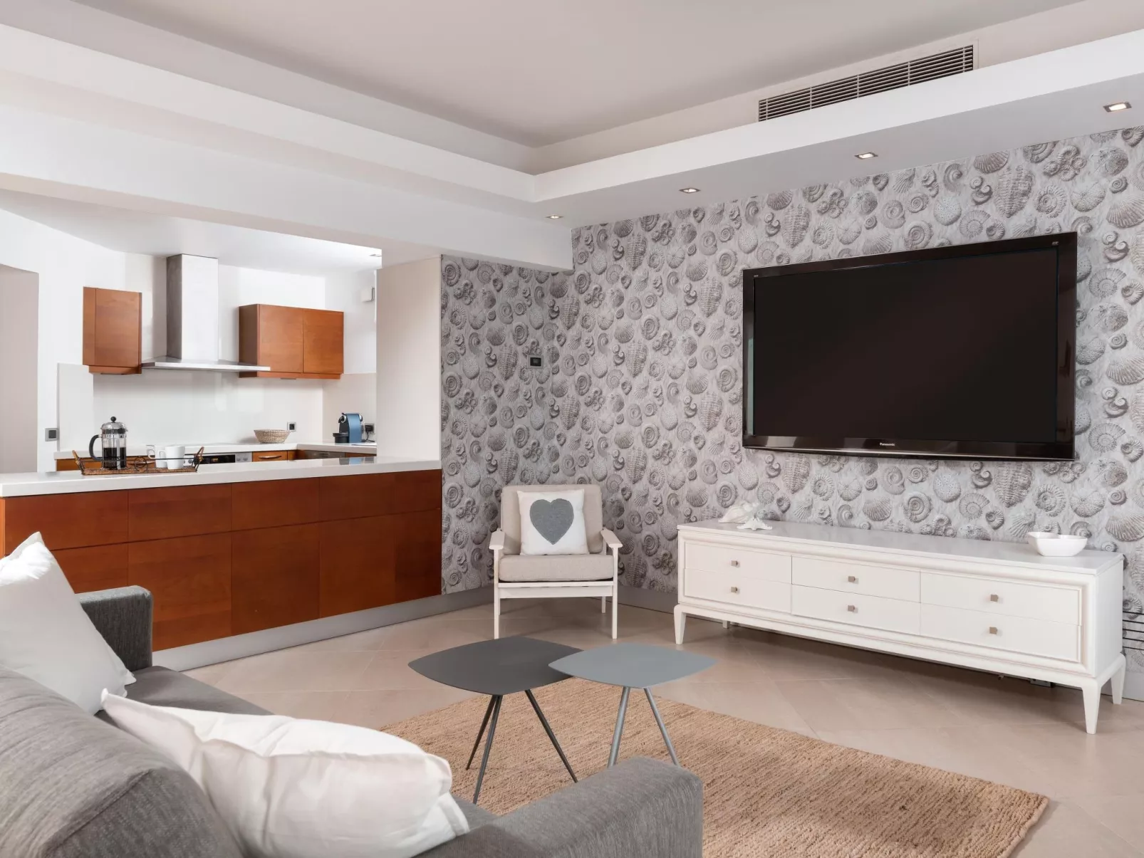 Schöne weiße Ferienvilla Liebe-Binnen