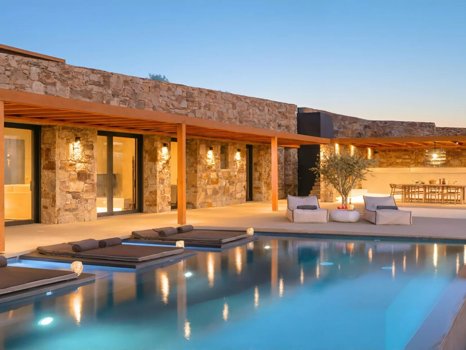 Vista Blue Unendlichkeitsvilla-Binnen