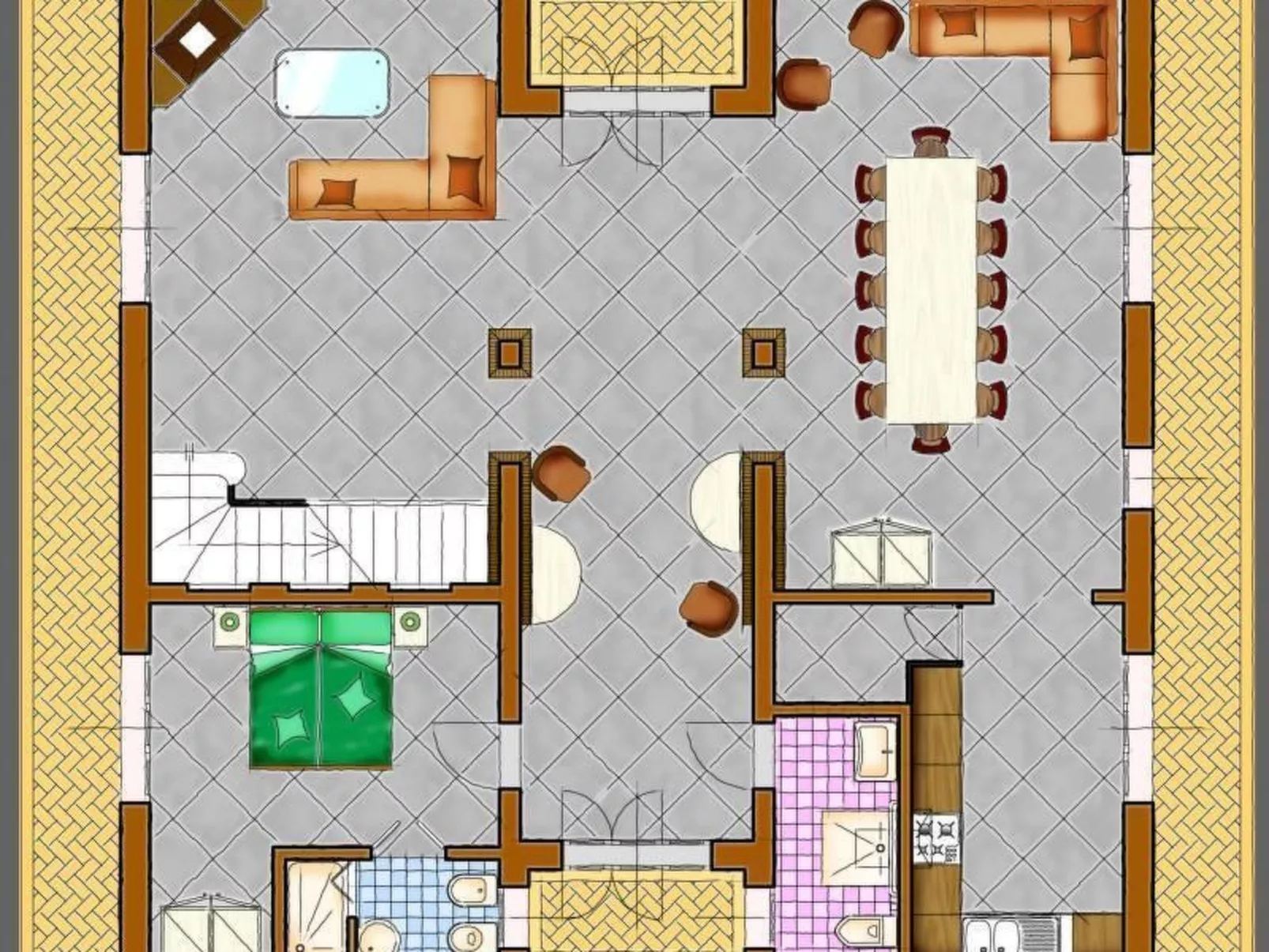 Villa Lestra Montelopio-Binnen