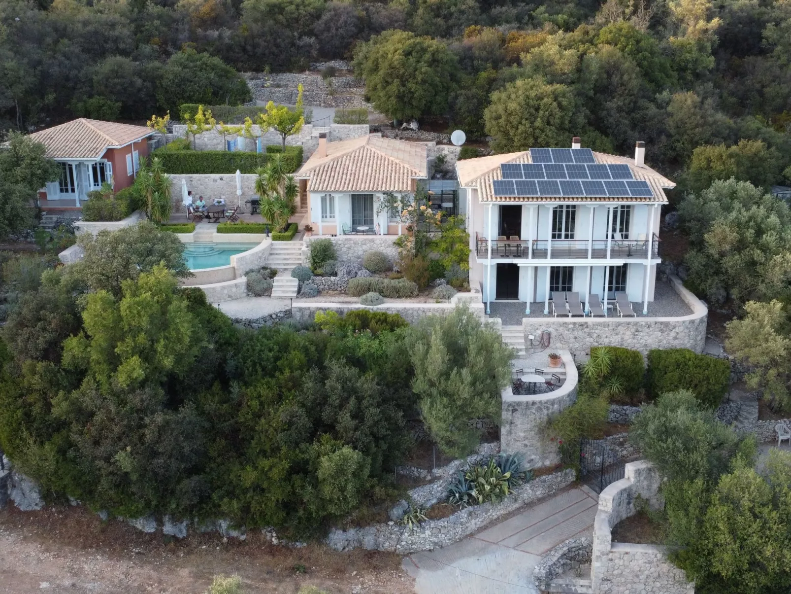 Die Drei Grazien, luxuriöse Villa mit eigenem Pool-Buiten