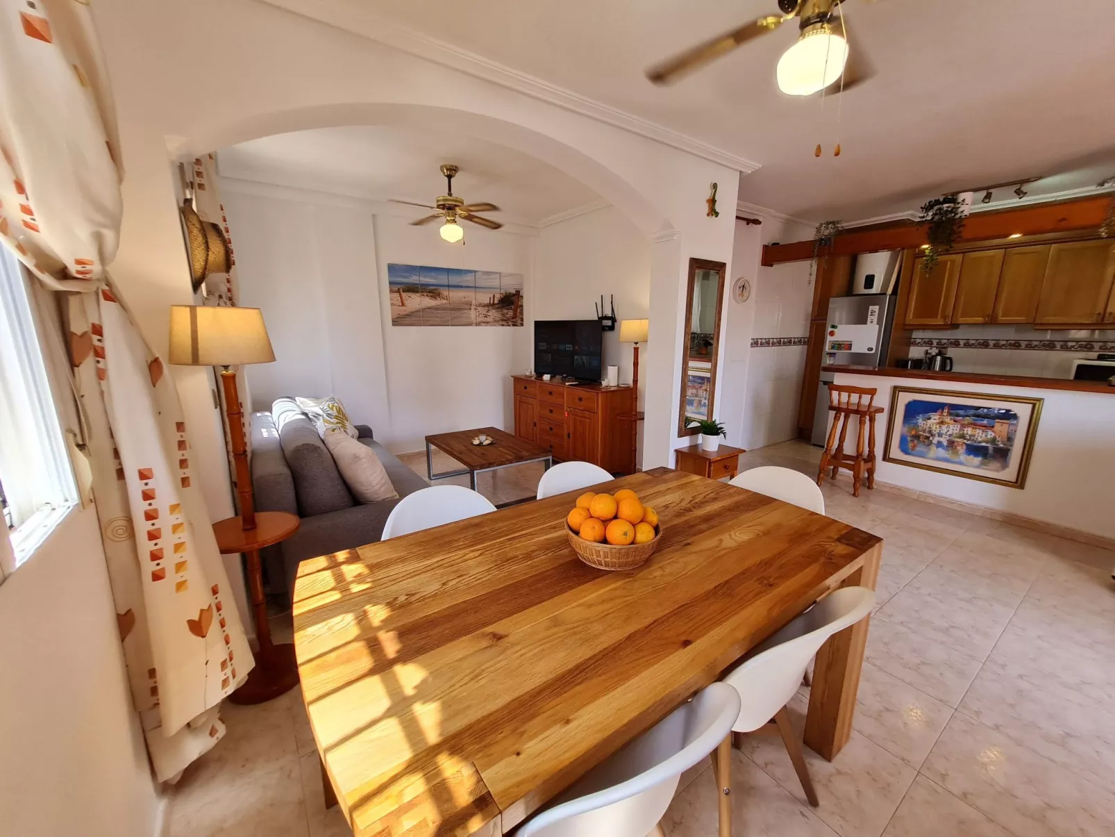 Schönes Ferienhaus Casa Juan mit Pool - Binnen