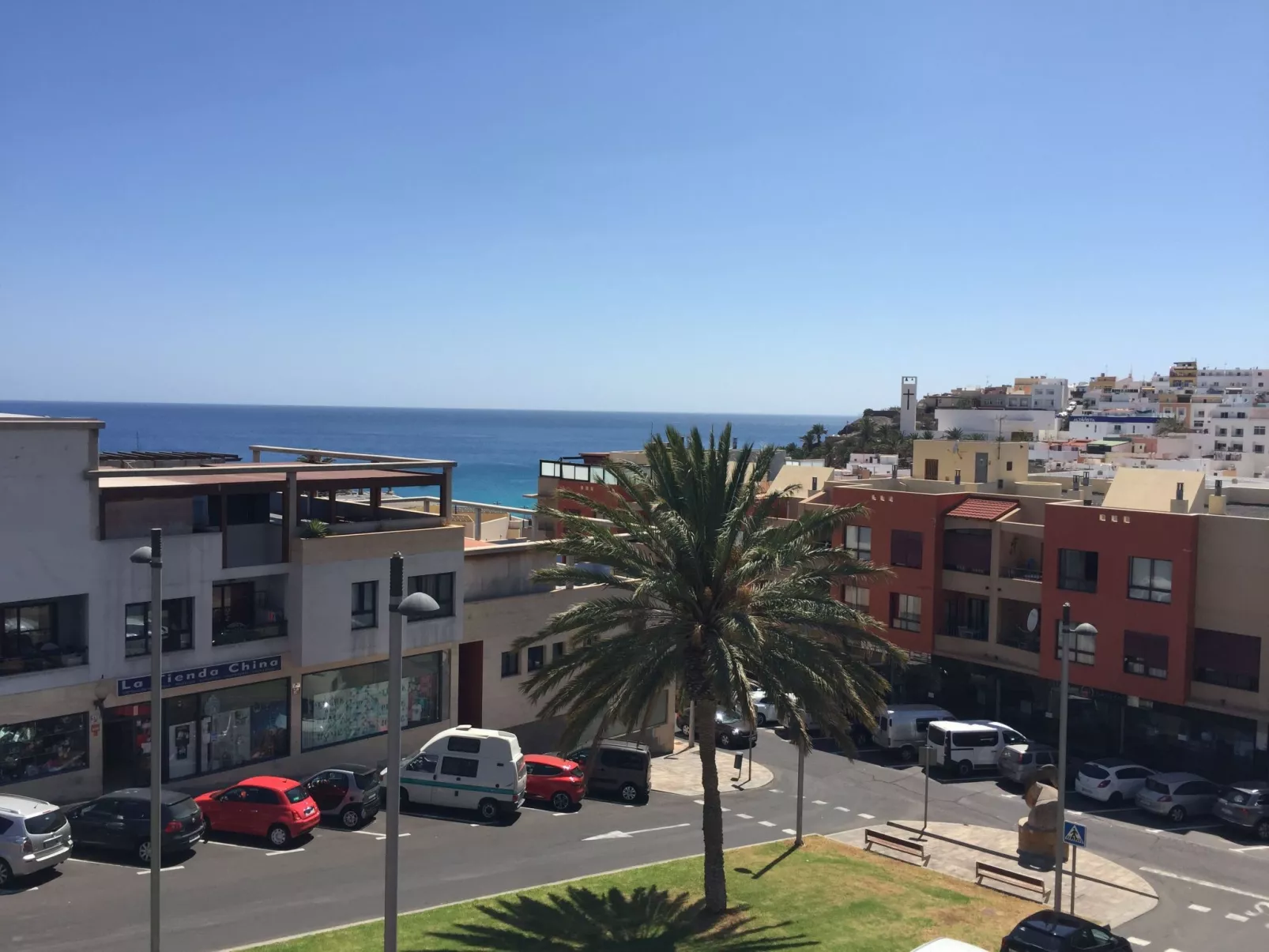 Strandnahe Ferienwohnung in Morro Jable mit Garten-Buiten