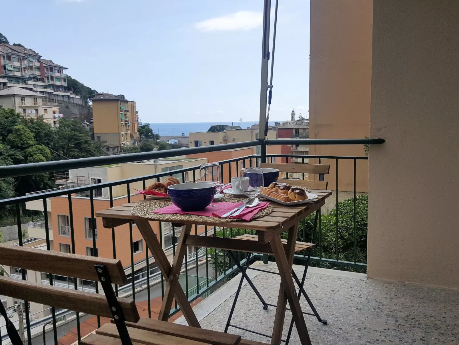 Gemütliche Wohnung in Bogliasco mit Schöner Terrasse und Panoramablick-Binnen
