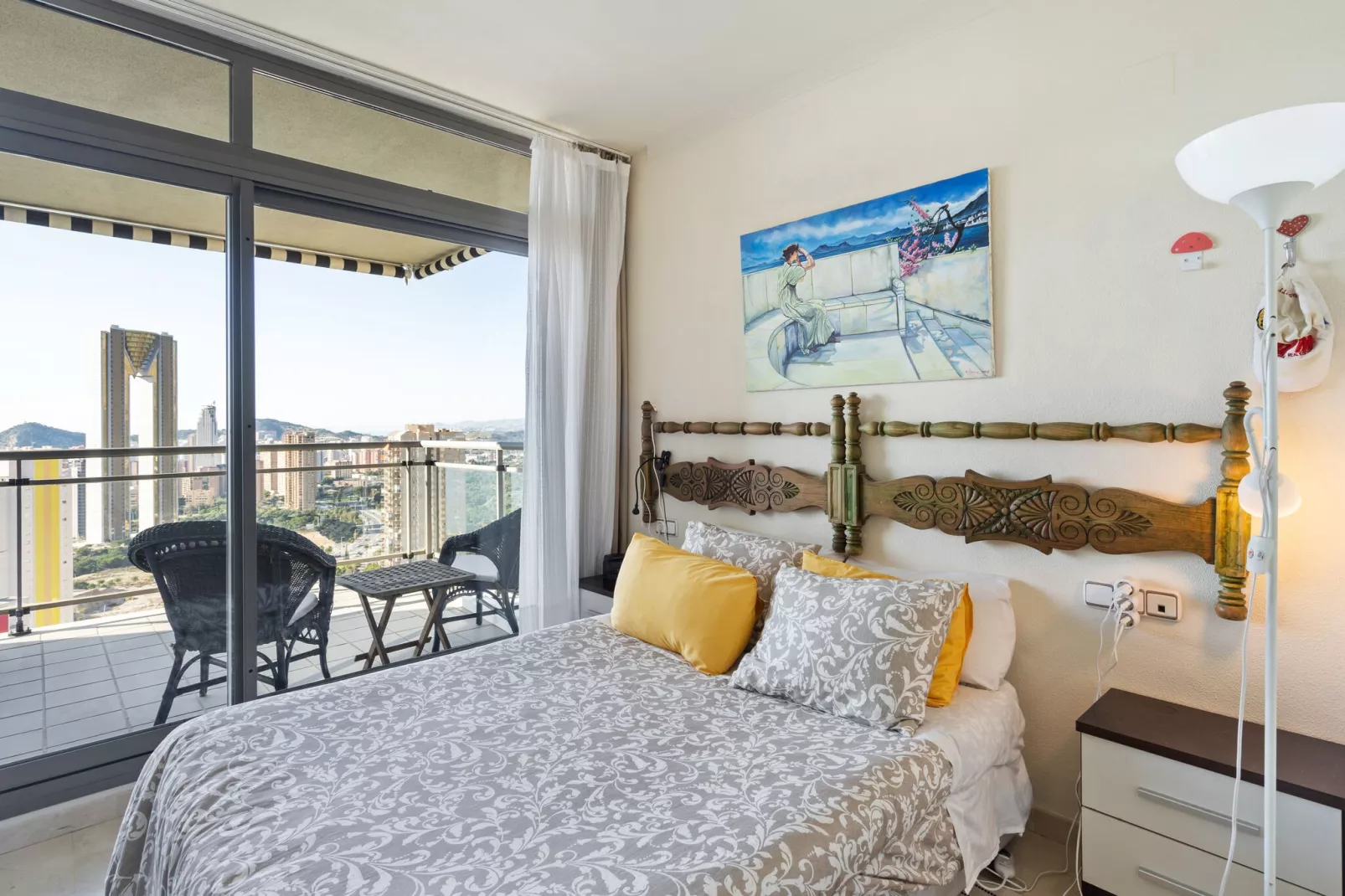 Piso con maravillosas vistas Benidorm-Slaapkamer