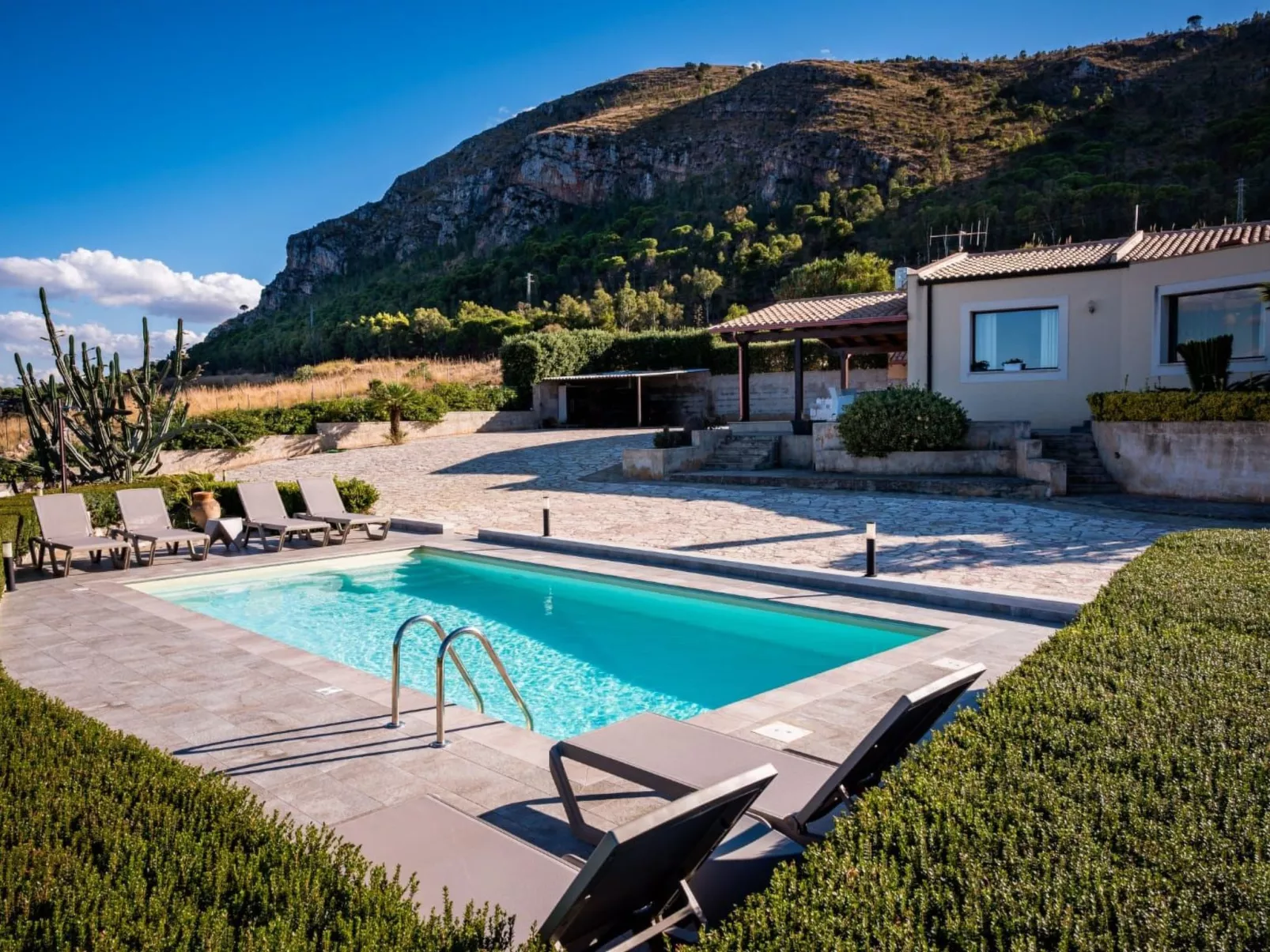 Bucht von Scopello, privater Pool, atemberaubende Aussicht-Buiten