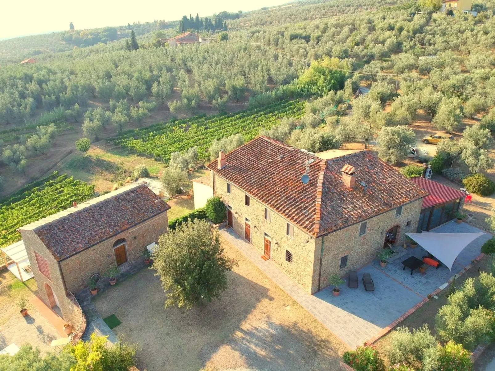 Teil eines alten toskanischen Bauernhauses für 4-6 Personen-Binnen