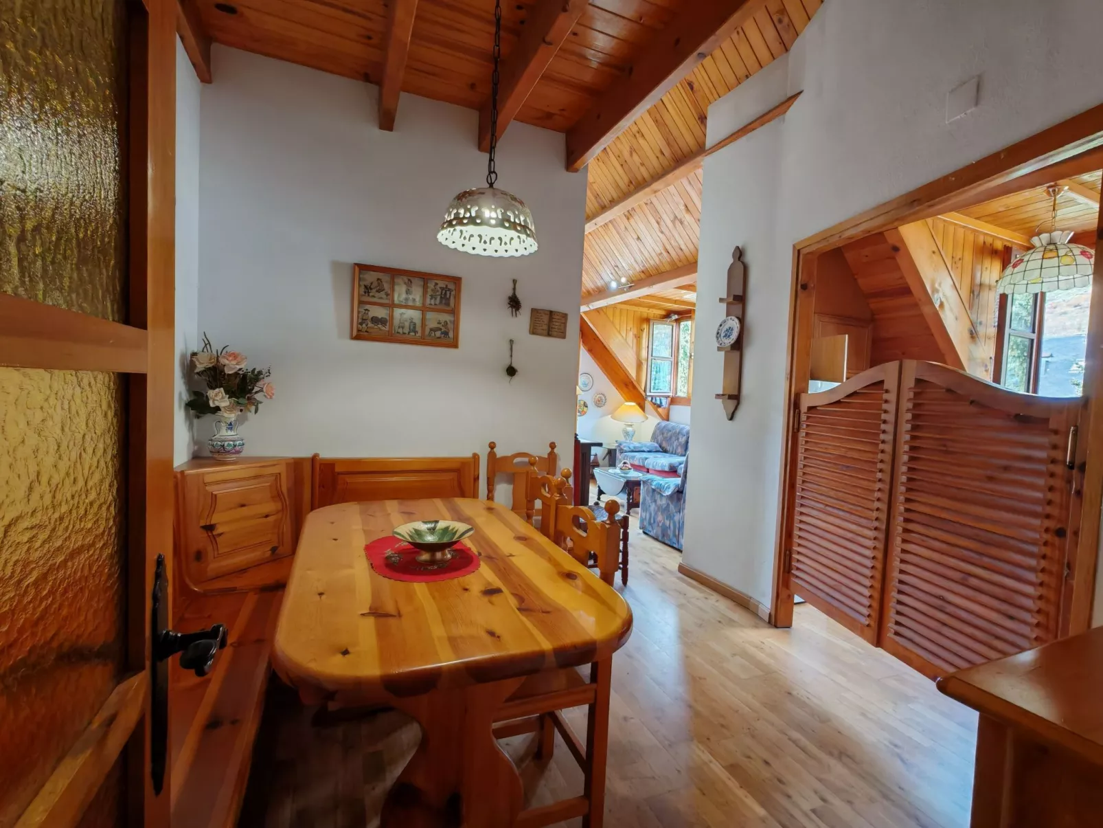 Duplex Muntanyó 2 mit Balkon und Blick auf den Berg Vall de Boí-Binnen