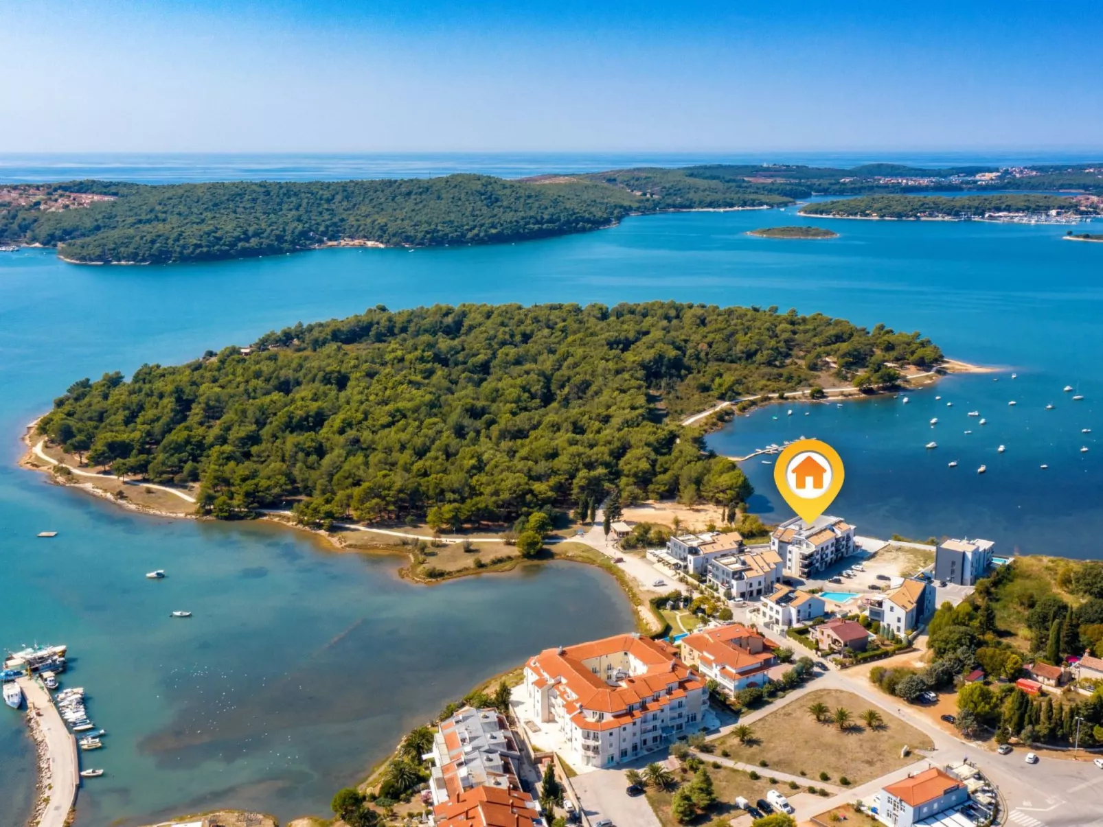 Für 4 Personen ca. 45 m&sup2; in Medulin, Istrien (Medulin und Umgebung) - Buiten