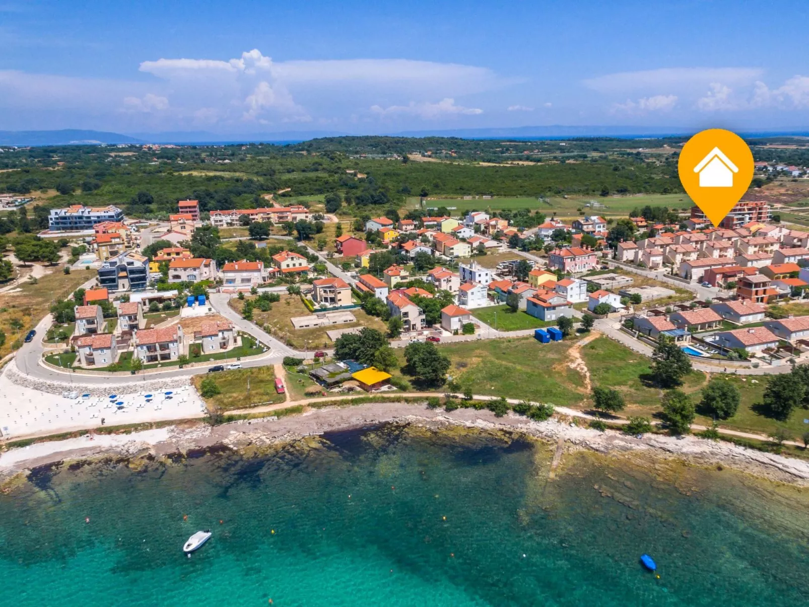 Für 6 Personen ca. 60 m&sup2; in Medulin, Istrien (Medulin und Umgebung)-Buiten