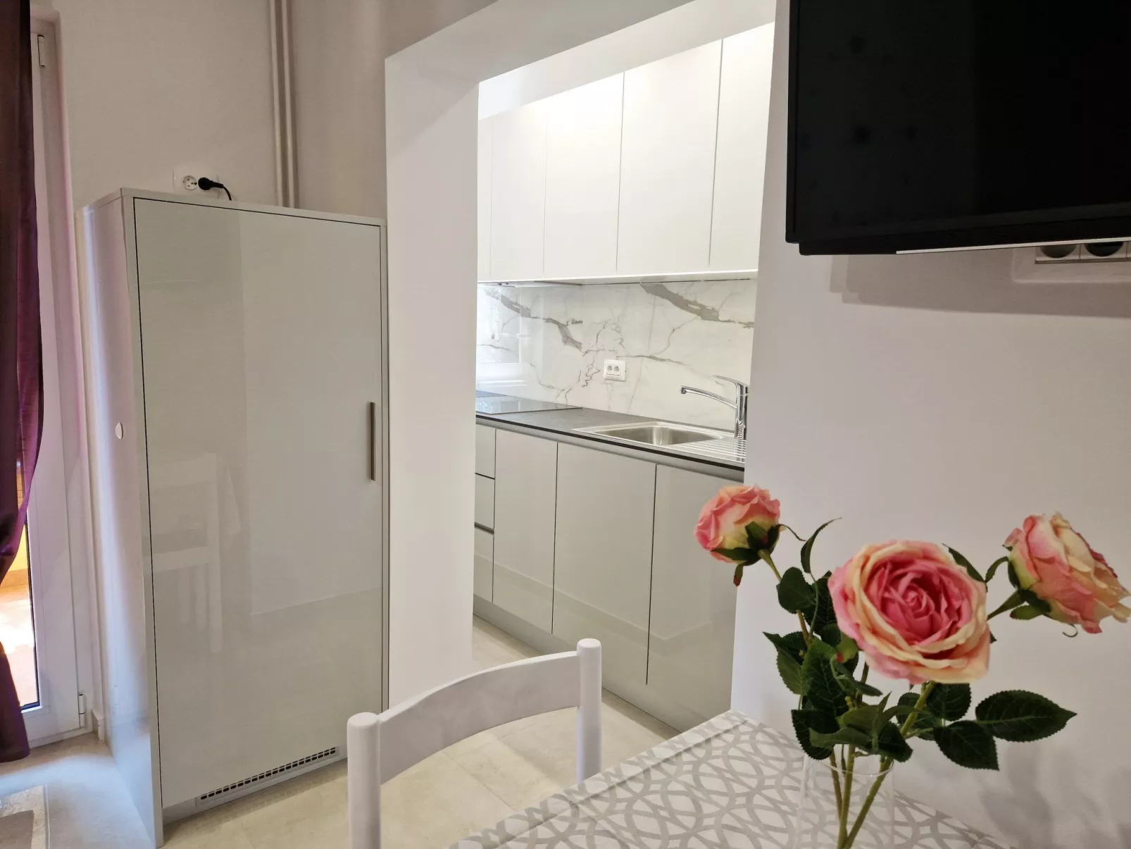 In Baška mit Eigenem Balkon-Binnen