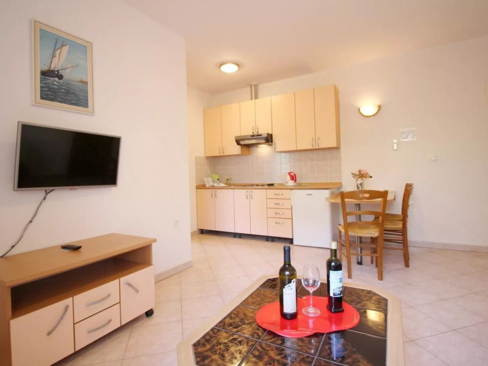 Appartement in Baška mit Eigenem Balkon