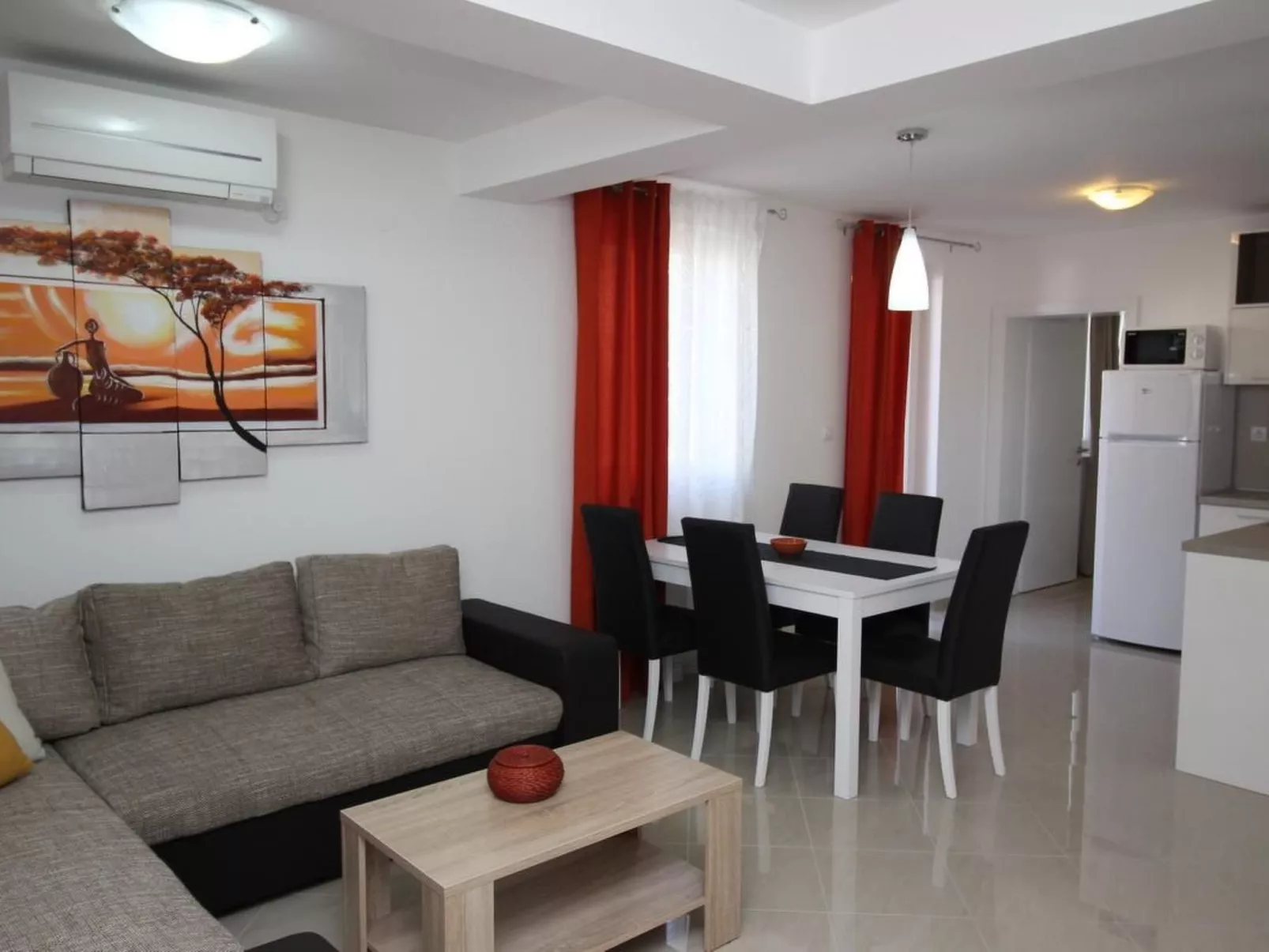 Tolles Appartement in Baška mit Eigener Terrasse-Binnen