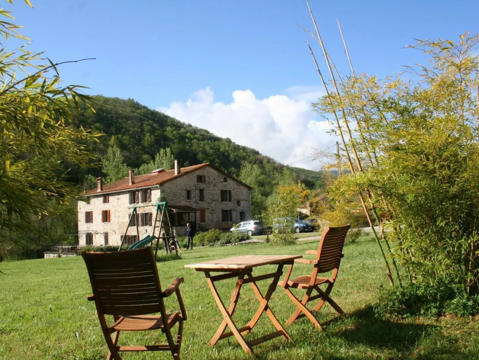 "Le Grenier" mit Pool-Buiten