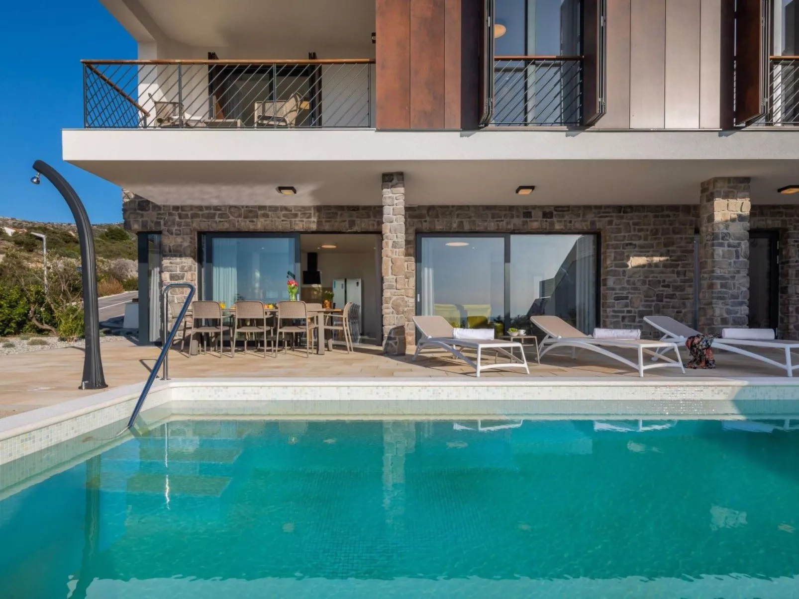 Luxusvilla Sole Dance mit atemberaubendem Ausblick-Buiten