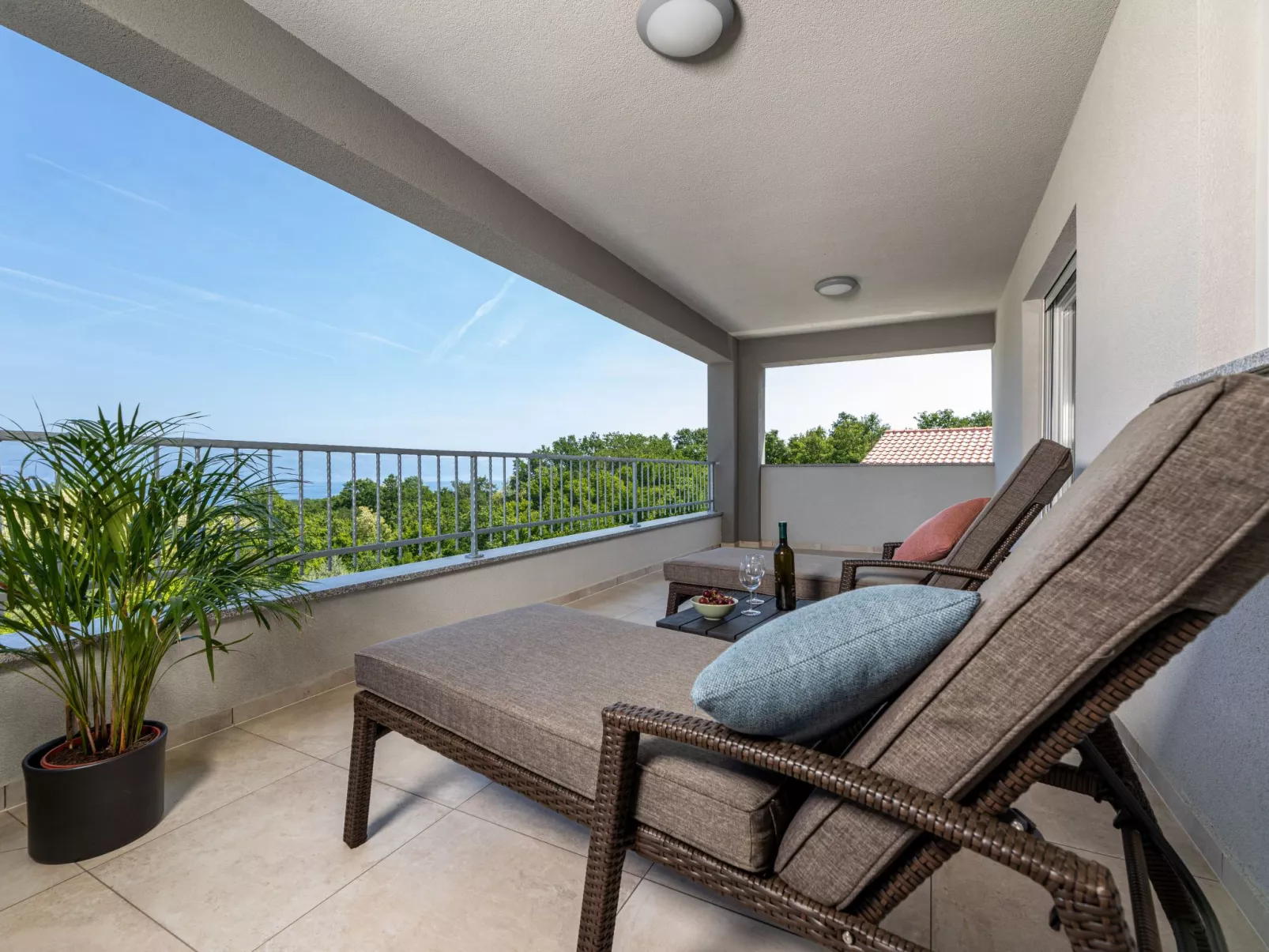 Vila Ema mit Meerblick - Buiten