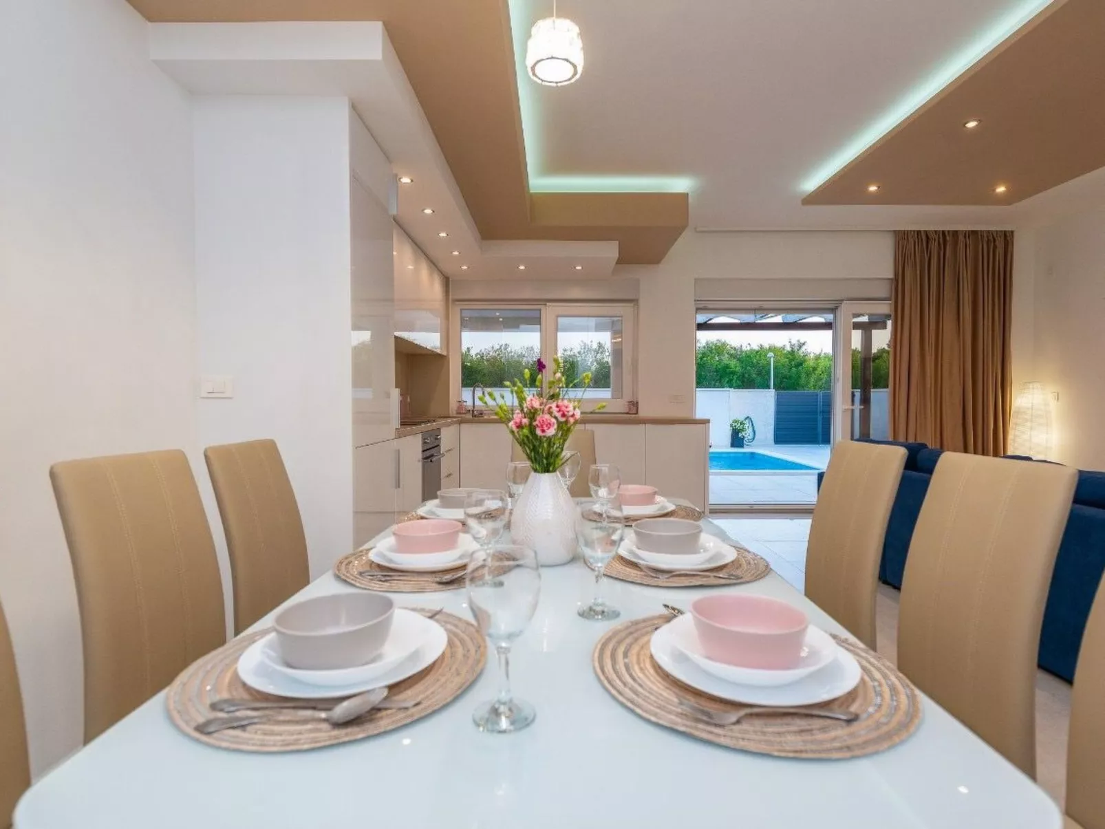 Villa mit beheiztem Pool Privlaka - TA Leut Agency-Binnen