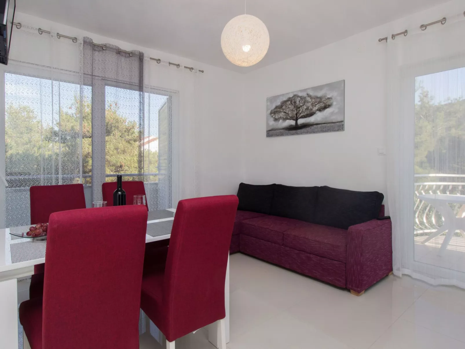 Mit Blick auf das Wasser