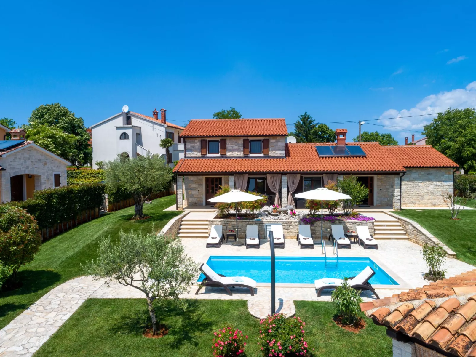 Landhaus Villa Casa Danijel mit Pool und Meerblick-Binnen