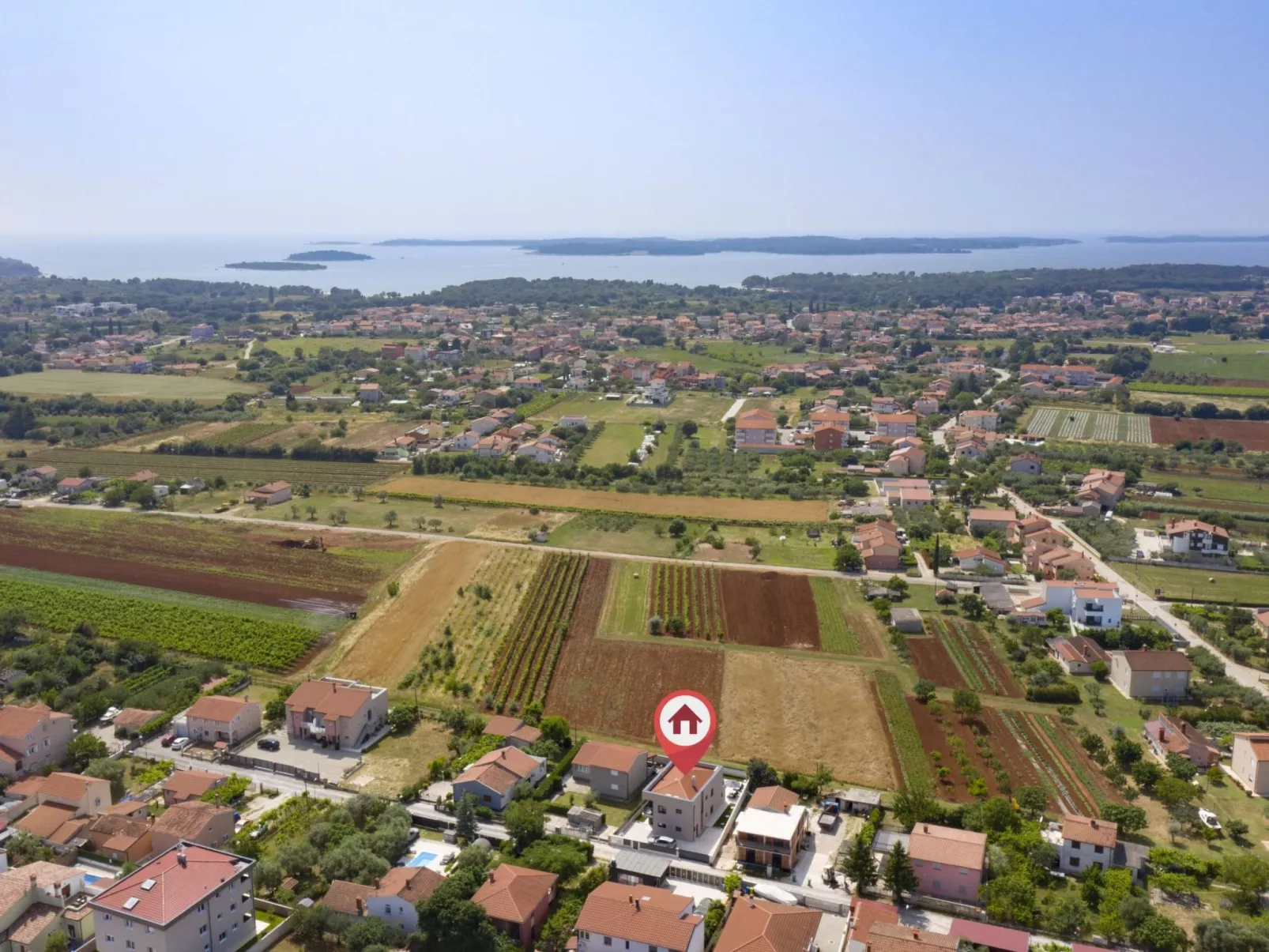 Villa del Sol bei Fažana mit privatem Pool-Buiten