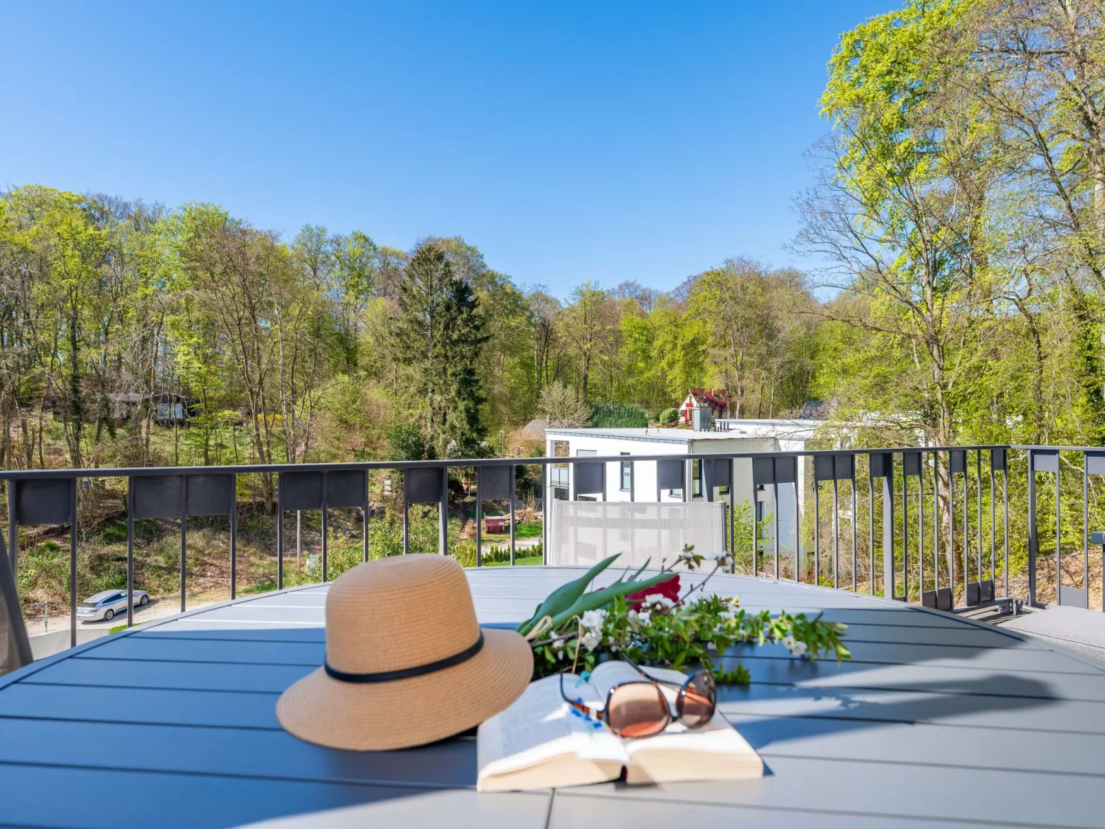 Schilfrohr Meerblick - Buiten