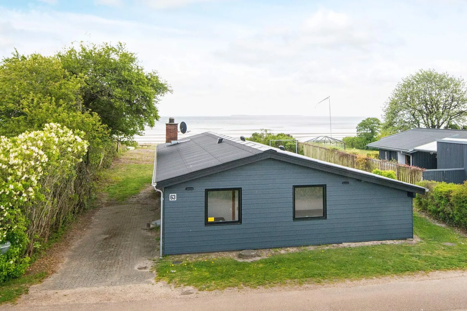 Prachtige cottage bij Bjert met een overdekt terras