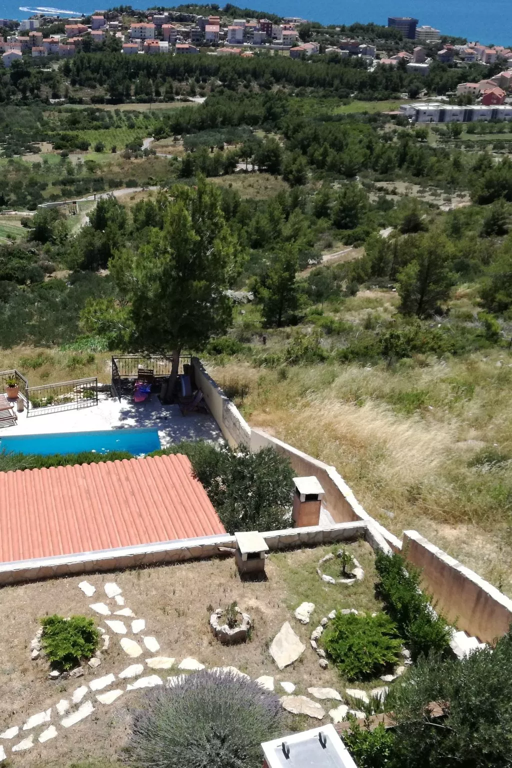 "Villa Petar" mit Infinity Pool-Buiten