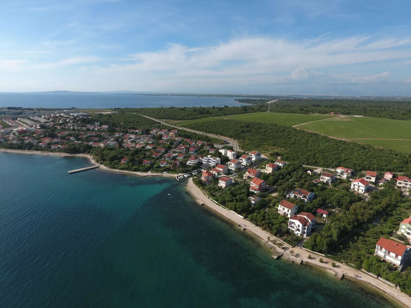 Traumhafte Villa Punta Skala mit 2 Terrassen-Buiten