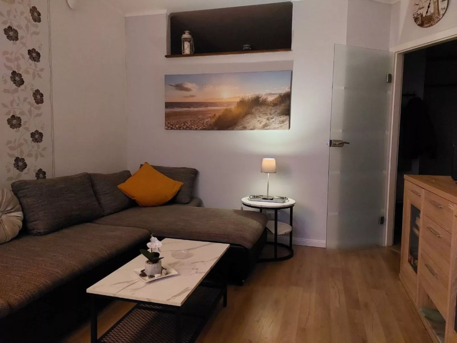 Sonnenaufgang-Binnen