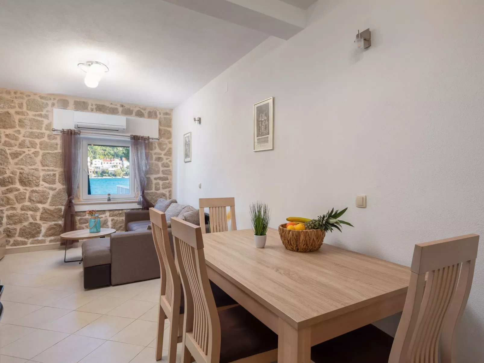 Sonnenaufgang an der Adria - Strandhaus-Binnen