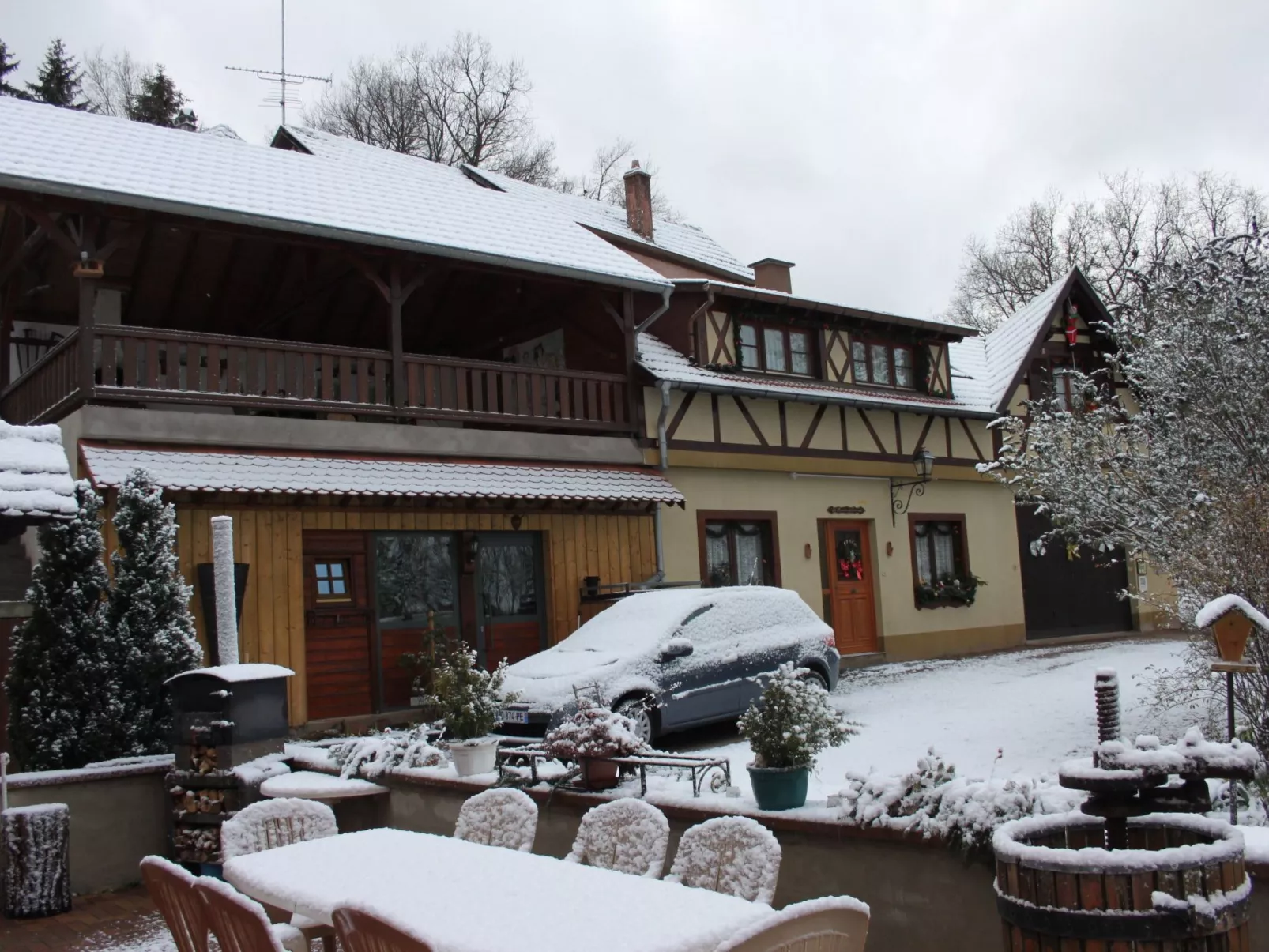 Fachwerkhaus "la maison de vacances" "-Buiten