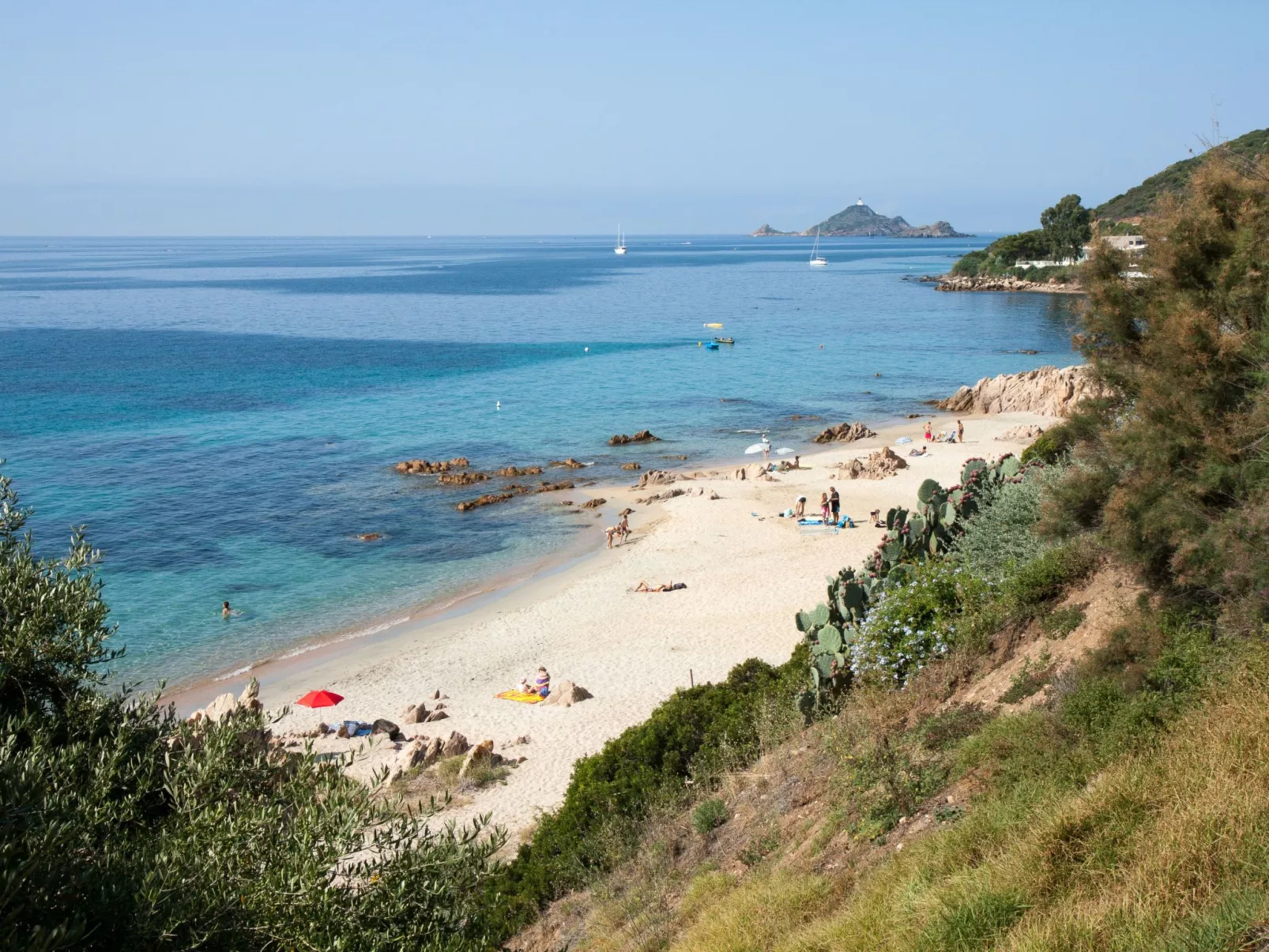 Apartment Terrasse Panoramablick auf den Golf-Buiten
