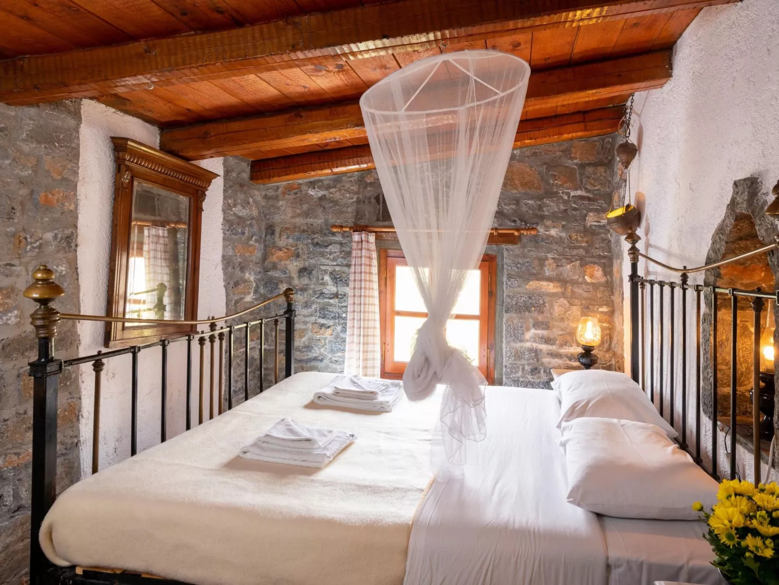 Authentisches kretisches Steinhaus Clio mit Aussicht-Binnen