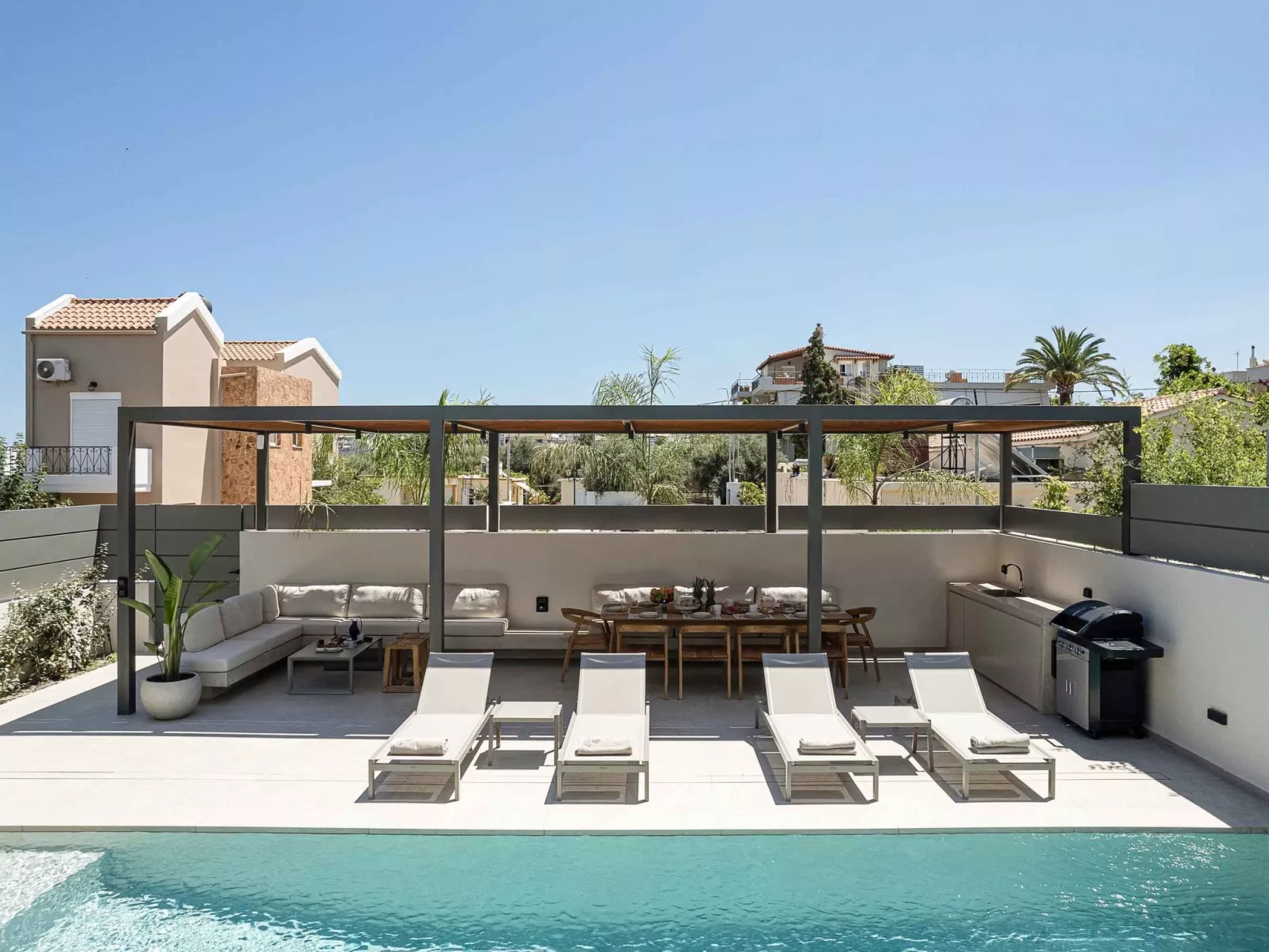 Sancy Luxury Villa-400m Strand, ''Beheizter'' Pool, Fitnessraum-Image-tags.info