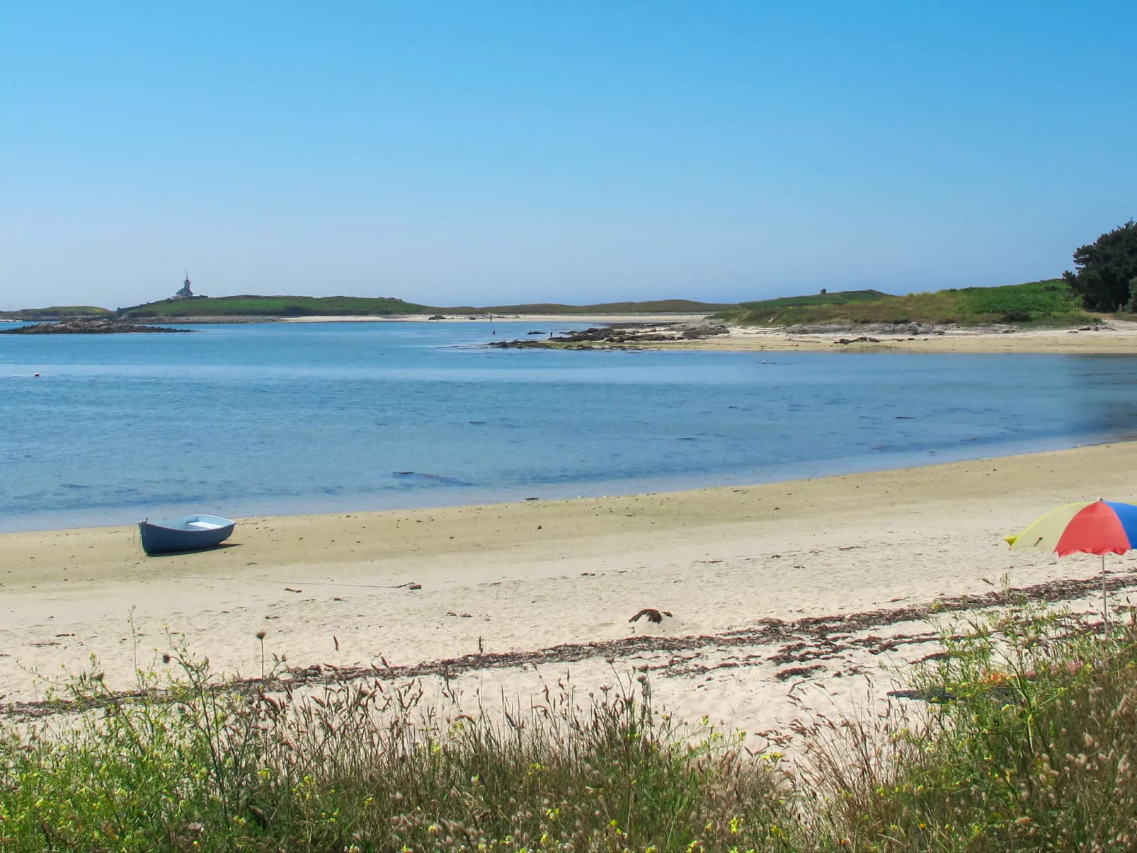 Küstennahes, bretonisches Ferienhaus mit Kamin-Omgeving