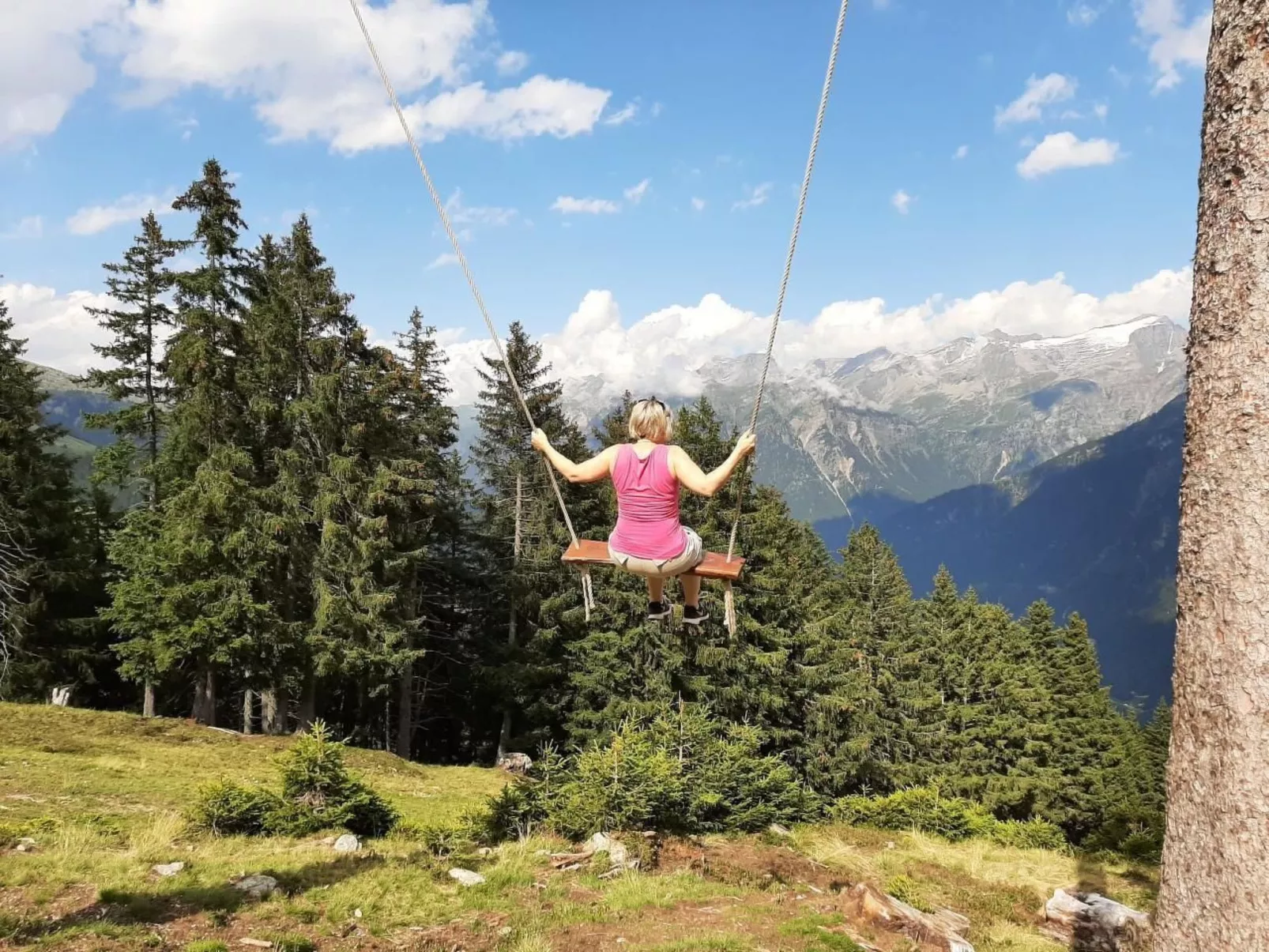 'Cà da Rör' mit Bergblick - Buiten
