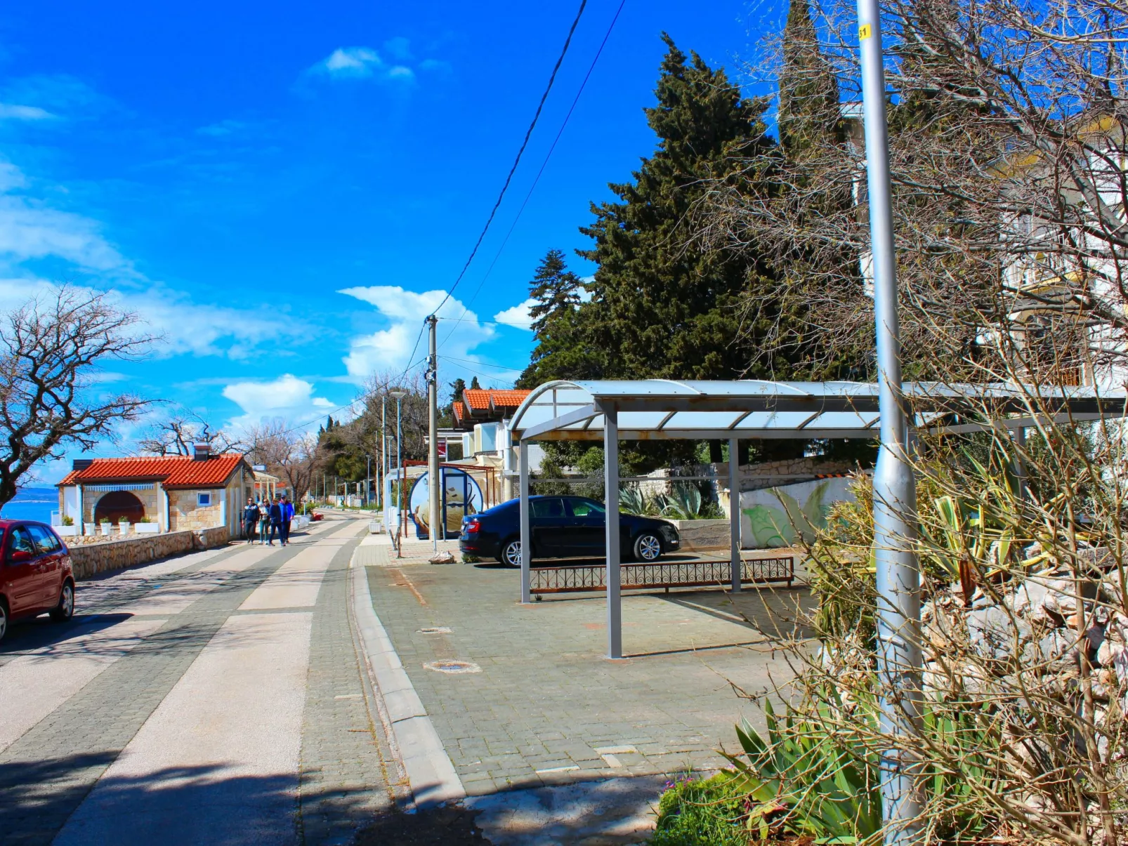 "Bribirska Obala" direkt am Strand-Buiten