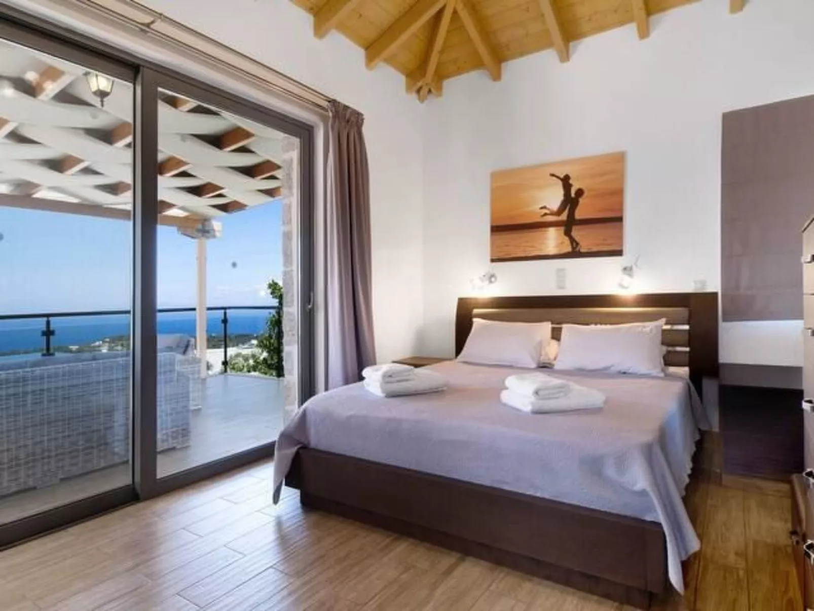 Luxuriöse Steinvilla Emily nahe dem Strand von Mylos-Binnen