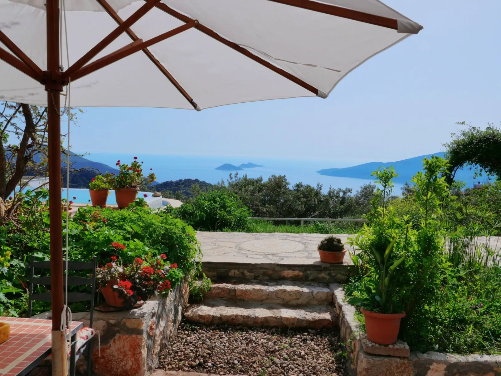 Rustikales Natursteinhaus an der Bucht von Kalkan-Buiten