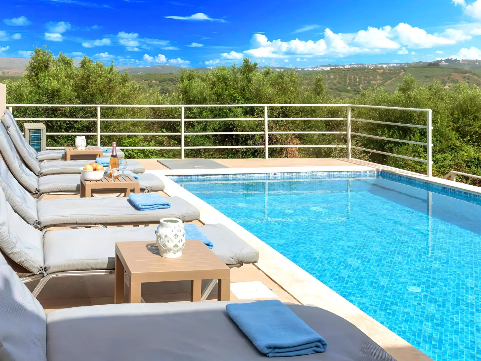 Cretan Breeze Villa Beheizter privater Swimmingpool-Binnen