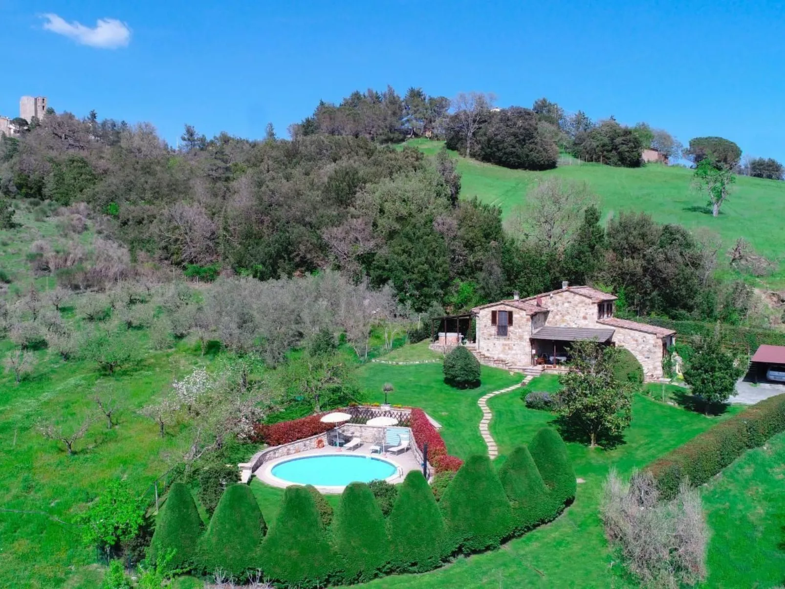 Anwesen "Toskanische Villa" mit privatem Pool