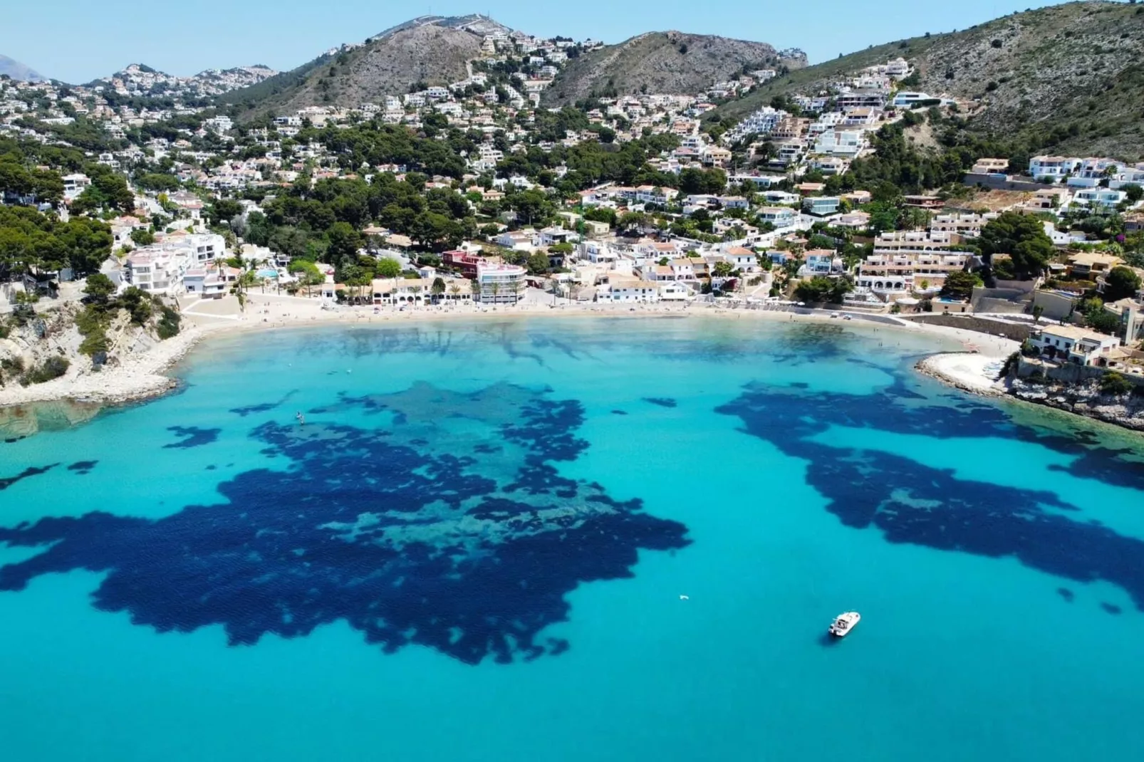 Casa Moraira-Gebieden zomer 1km