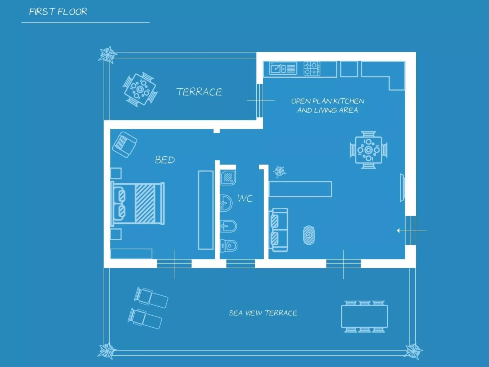 Traumvilla mit Panoramapool-Binnen