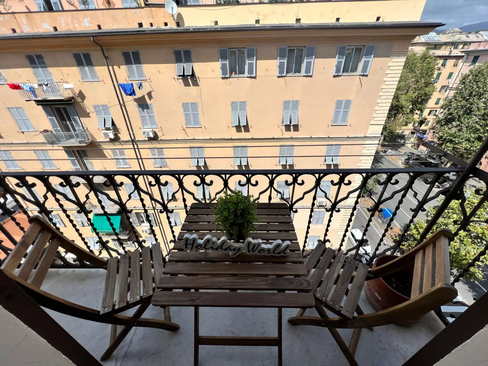 'La Superba' mit Balkon-Buiten