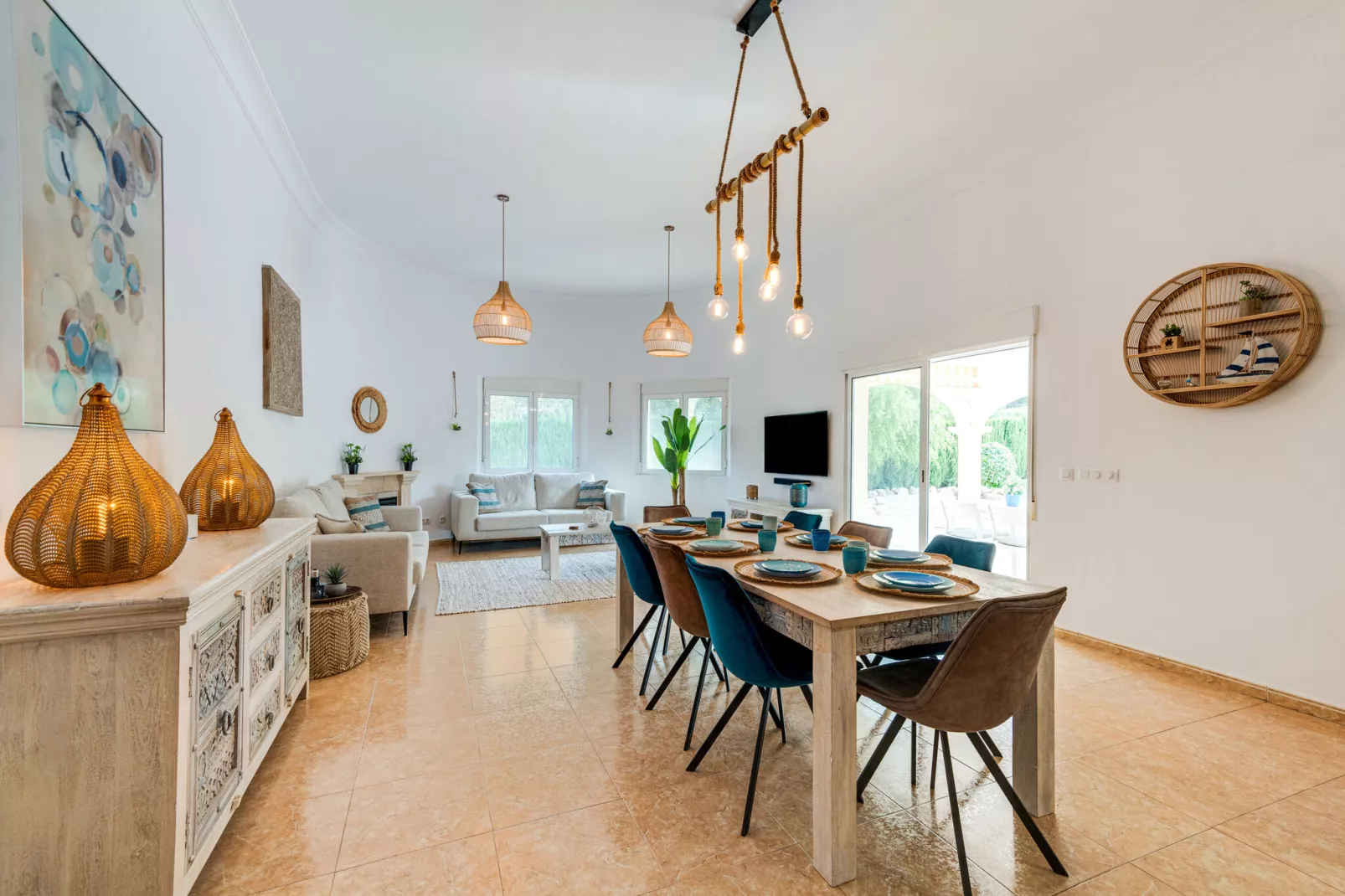 Casa de la Buena Vida-Eetkamer
