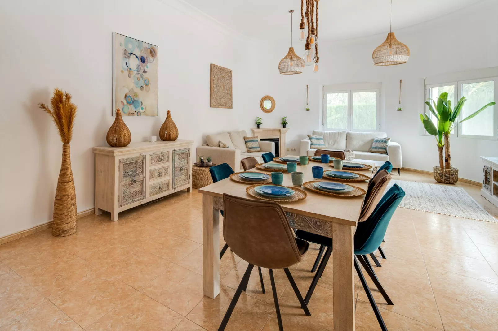 Casa de la Buena Vida-Eetkamer