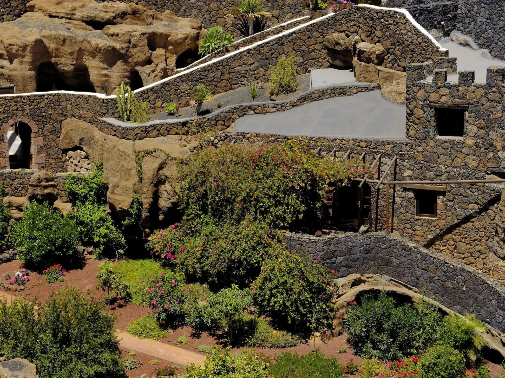 Finca "Castillo Bentley" Schlafen in einer vulkanischen Höhle-Buiten