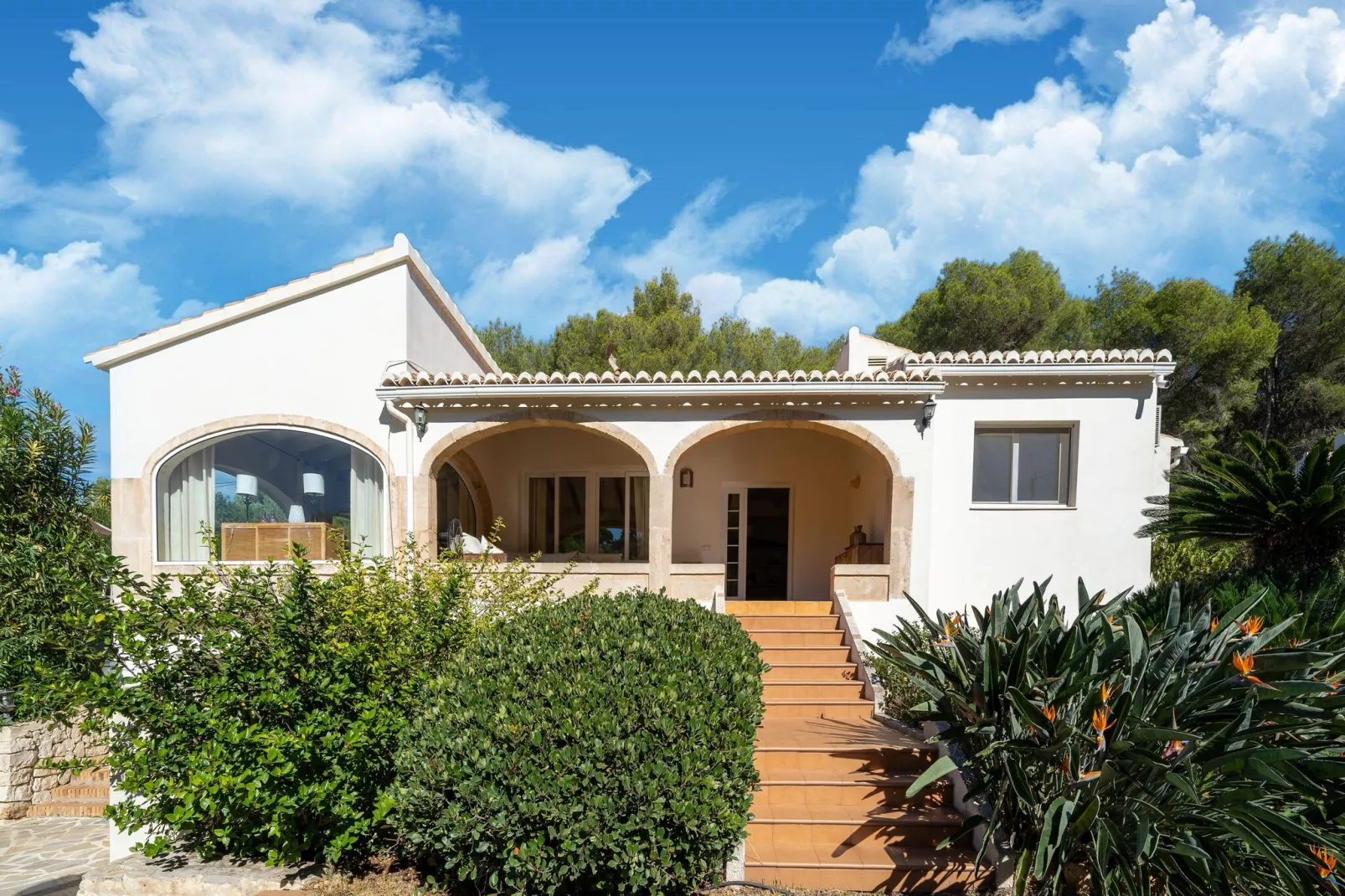 Villa Javea-Buitenkant zomer