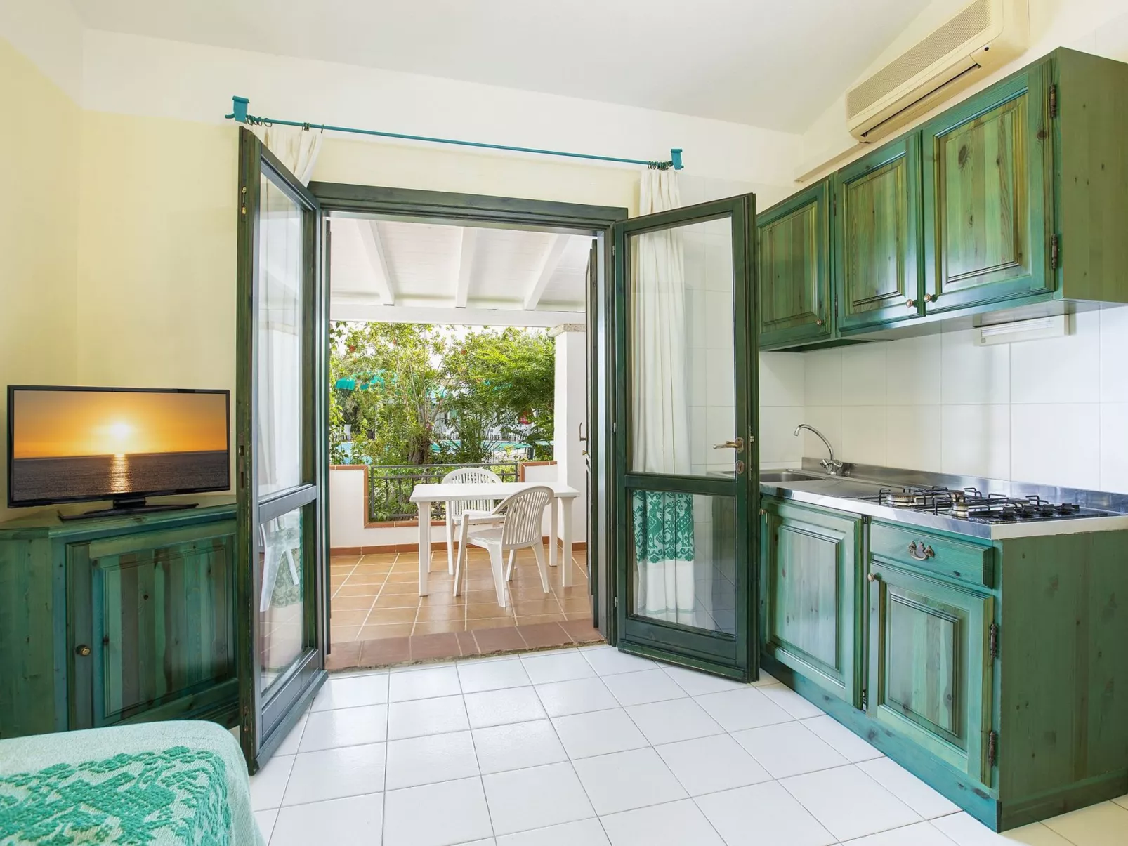 Apt. Dorata 1A, mit gemeinsamem Schwimmbad-Binnen