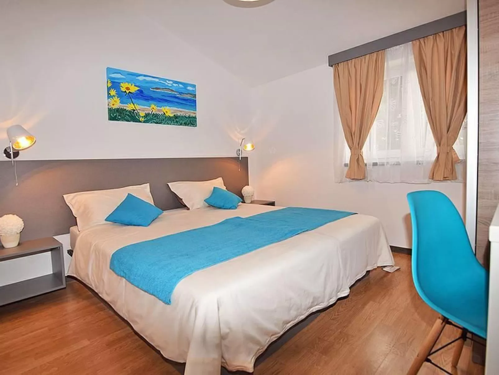 Modernes und komfortables Wohndesign-Binnen