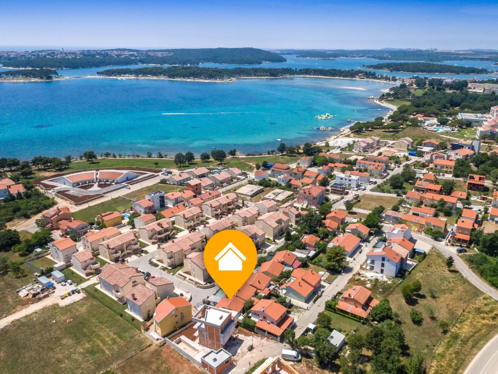 Für 6 Personen ca. 60 m&sup2; in Medulin, Istrien (Medulin und Umgebung)-Buiten